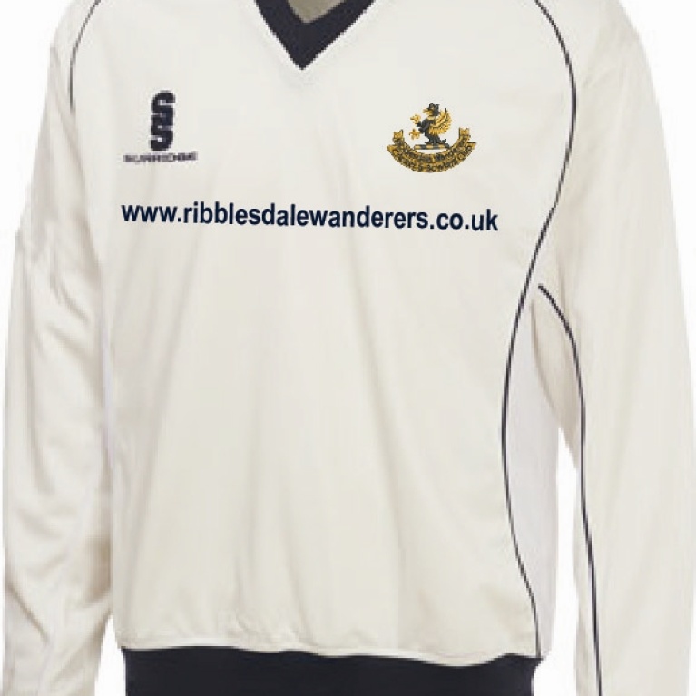 Ribblesdale Wanderers CC - Curve Long Sleeve Sweater Navy
