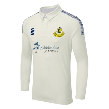 DUAL LONG SLEEVE CRICKET SHIRT (WOMENS)-Ivory