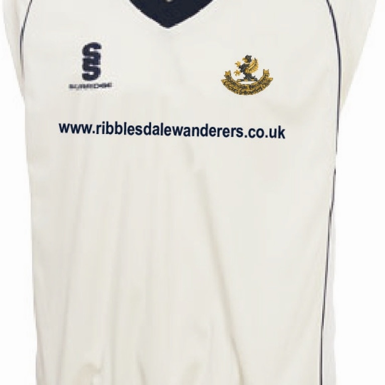 Ribblesdale Wanderers CC - Curve Sleeveless Sweater Navy